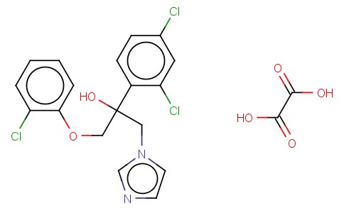 1H-IMIDAZOLE-1-ETHANOL, ALPHA-((2-CHLOROPHENOXY)METHYL)-ALPHA-(2,4-DIC HLOROPHENYL)-, ETHANEDIOATE S